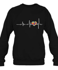Autism Heartbeats Cute Autism Awareness Gift Autism Mom Dad 4