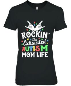 Autism Mama Gift Rockin The Exhausted Autism Mom Life 2