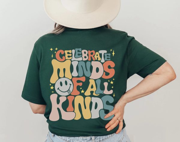 Autism Neurodiversity Celebrate Minds Of All Kinds Shirt