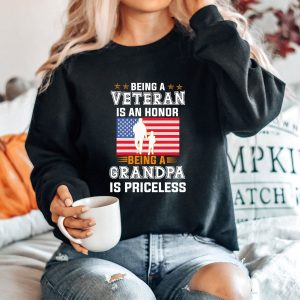 Being A Veteran Fathers Day Memorial Shirt