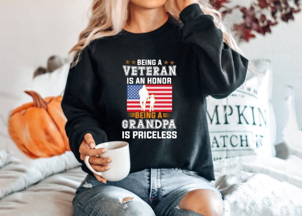 Being A Veteran Fathers Day Memorial Shirt