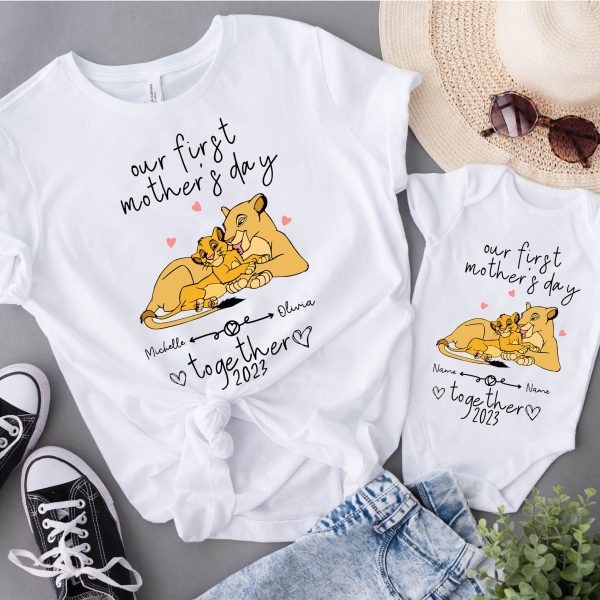 Best Mom Ever Custom Name Lion King Shirt