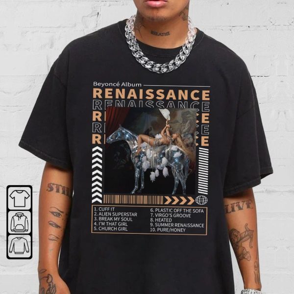 Beyonce Renaissance Album Full Tracklist Shirt