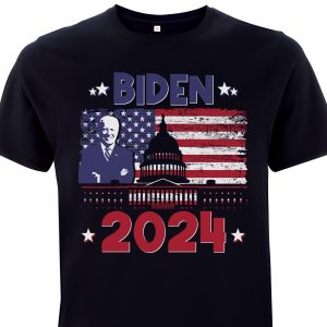 Biden 2024 Flag Republican Political T Shirt