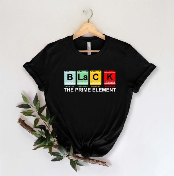 Black The Prime Element Civil Rights Shirt