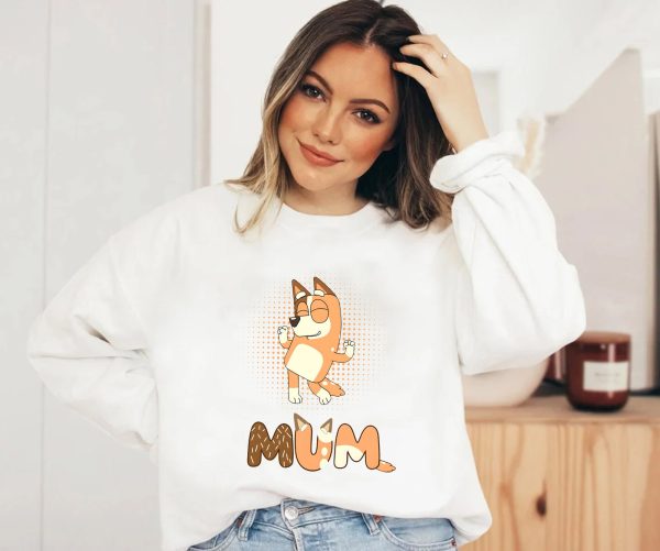 Bluey Bingo Mom Family Sweatshirt T Shirt