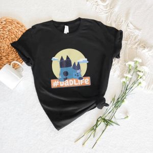 Bluey Family Bandit Daddy Hoodie Tee