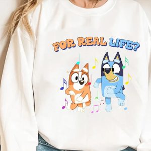 Cartoon For Real Life Bluey Family Shirt