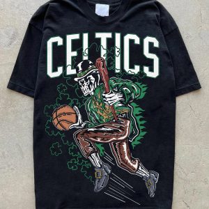 Celtics Clover Boston NBA Jayson Tatum T Shirt