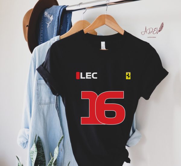 Charles Leclerc F1 Fan Motosport Shirt