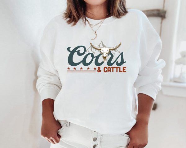 Coors And Cattle Rodeo Desert Yellowstone Sweatshirt