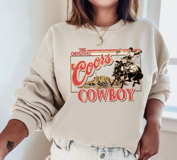 Coors Cowboy Western Cowgirl Country Sweatshirt