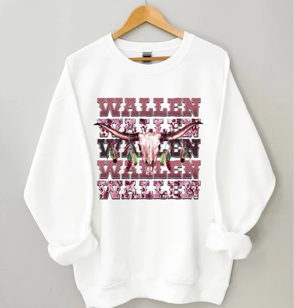 Cowboy Girl Wallen Western Valentine Shirt Hoodie