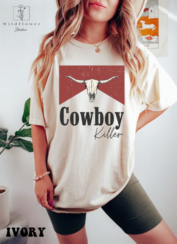 Cowboy Killer Western Country Concert Graphic Shirt