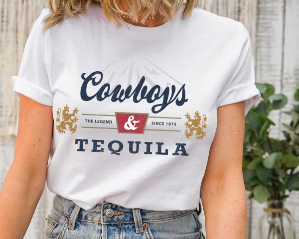 Cowboys And Tequila Beer Country Music Concert Shirt