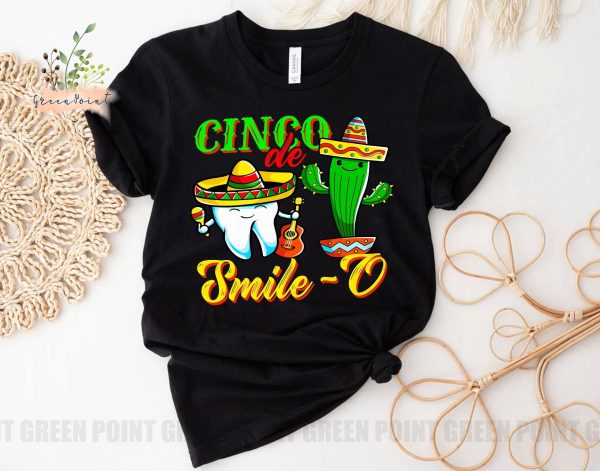 Custom Assistant Dental Hygienist Cinco De Mayo O Dentist Shirt