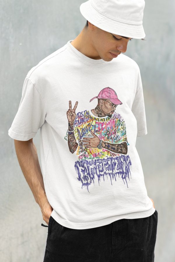 Custom Chris Brown Graphic T Shirt