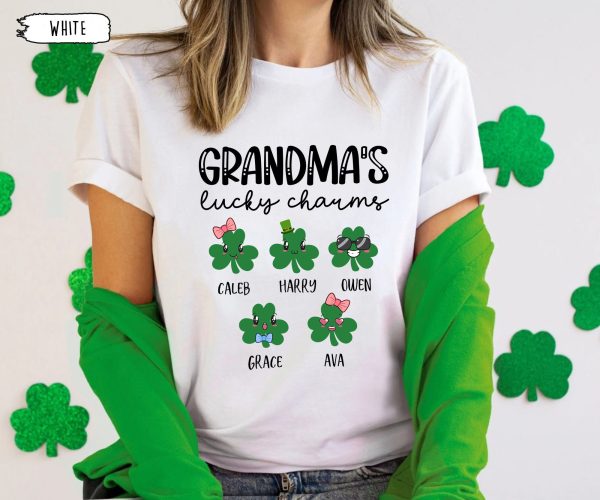 Custom Grandma’s Lucky Charms St Patrick Day Shirt