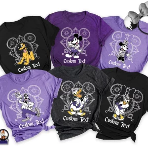 Custom Personalized Disney 100 Years Of Wonder Characters Shirt