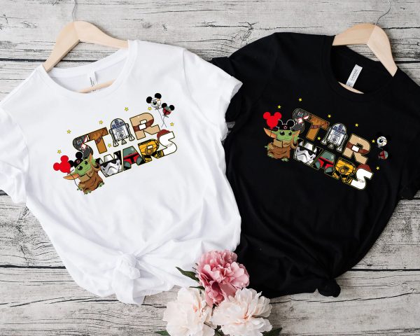 Custom Text Disney Star Wars Balloons Group Shirt