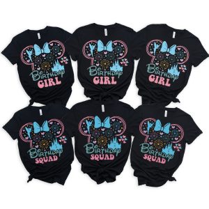 Disney Birthday Girl Family Matching Shirt