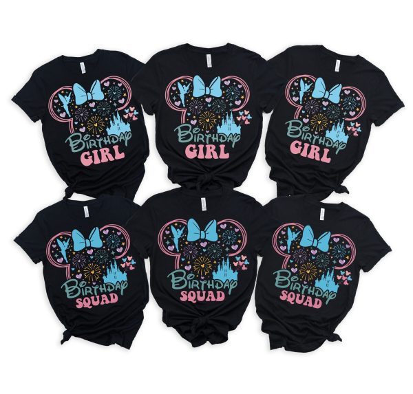 Disney Birthday Girl Family Matching Shirt