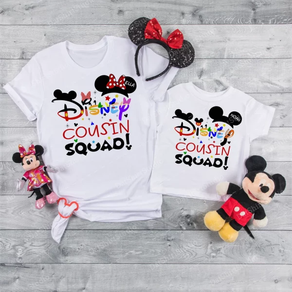 Disney Cousin Crew Vacation 2024 Kids Shirt