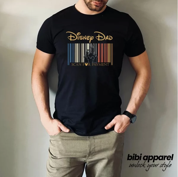 Disney Dad Scan For Payment Funny Shirt