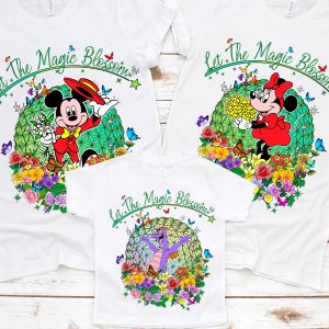 Disney Epcot Let The Magic Blossom Sweatshirt