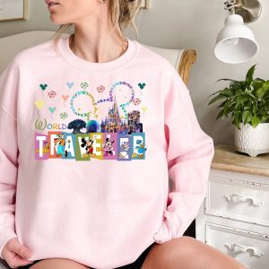 Disney Family Vacation World Traveler Mickey Minnie Shirt