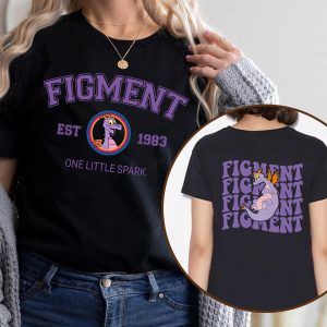 Disney Figment 2 Side Epcot One Little Spark Shirt