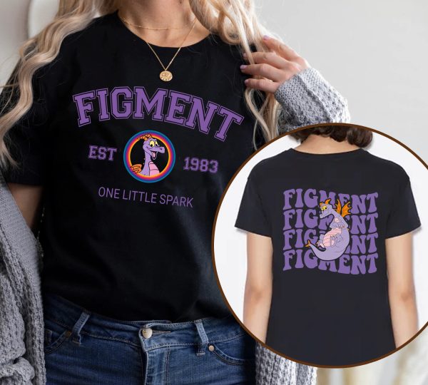 Disney Figment 2 Side Epcot One Little Spark Shirt