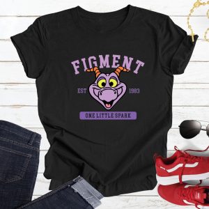 Disney Figment Purple Dragon Epcot Shirt