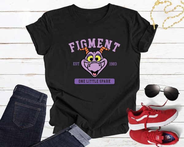 Disney Figment Purple Dragon Epcot Shirt