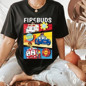 Disney Firebuds Axl Piston And Flash T-Shirt