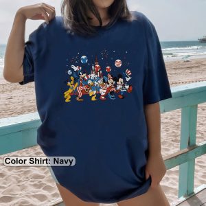 Disney Freedom Mickey Mouse And Friends 4th Of July Shirt