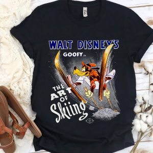 Disney Goofy In The Art Of Skiing Magic Kingdom T Shirt