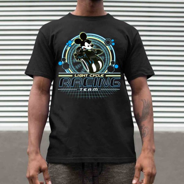 Disney Tron Lightcylce Racing Team Mickey And Friends Shirt