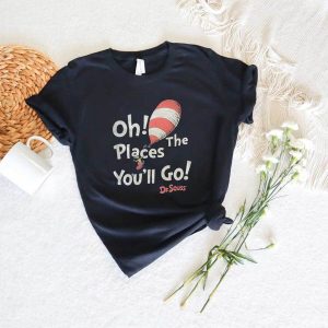 Dr. Seuss Oh The Places Across America Day Sweatshirt