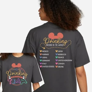 Drinking Around The World Disney Team Sweatshirt Shirt