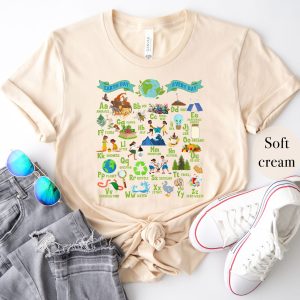 Earth Day Alphabet T Shirt For Teacher