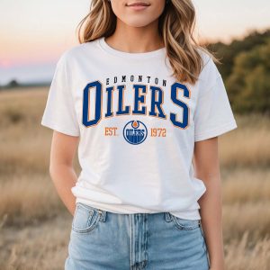 Edmonton Oilers Hockey College Shirt