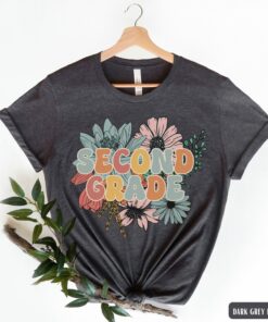 Elementary School Floral 2nd Grade Teacher Shirt 2 Elementary School Floral 2nd Grade Teacher Shirt 3