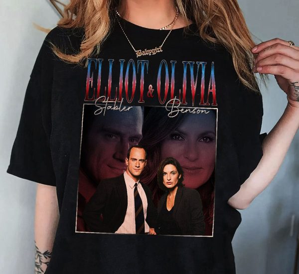 Elliot &amp Olivia Retro 90s Movie Fan Shirt