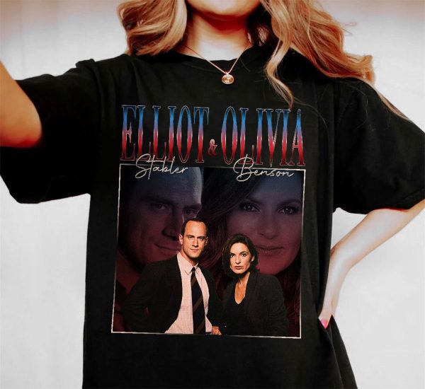 Elliot &amp Olivia Retro Movie T-Shirt