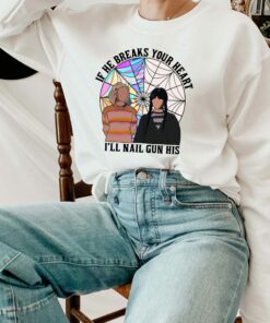 Enid And Wednesday Split Window Friends Quote Sweatshirt Shirt 3