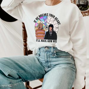 Enid And Wednesday Split Window Friends Quote Sweatshirt Shirt 3