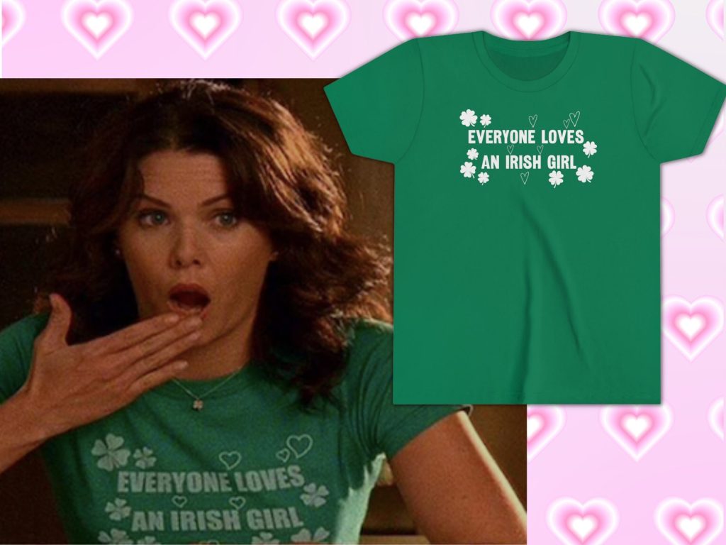 everyone loves an irish girl shirt