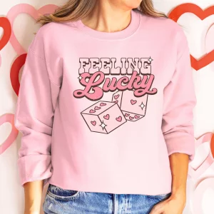 Feeling Lucky Valentine’s Day Sweatshirt Shirt