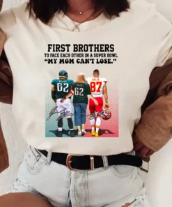 First Brothers To Face Each Other In A Super Bowl LVII Shirt 1